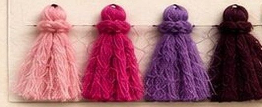 Alpaca yarn shades